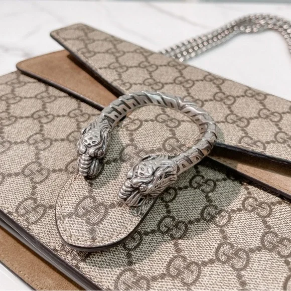 Gucci Deionysus Tan and Silver Crossbody Bag - Picture 5 of 5